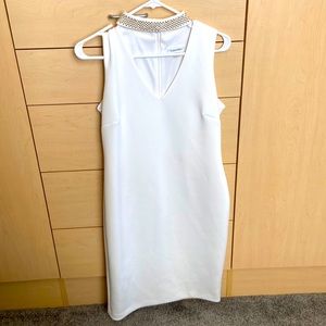 Calvin Klein White Dress size 8 Strechy